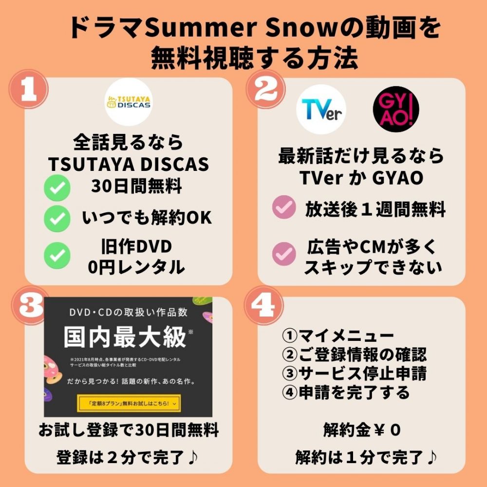 TBSドラマ Summer Snow