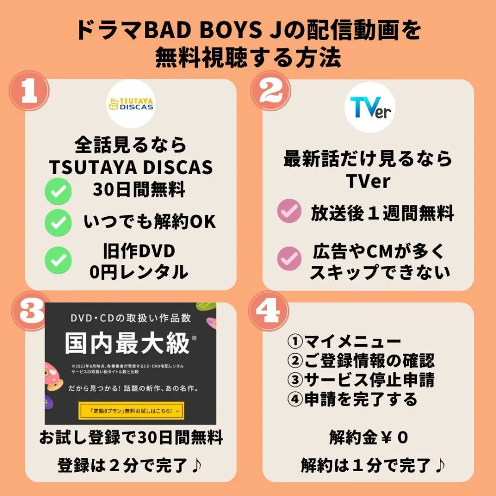 ドラマ BAD BOYS J 配信動画 無料視聴