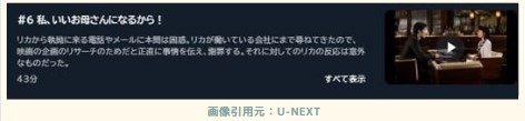 リカ‐ドラマ6話‐U-NEXT
